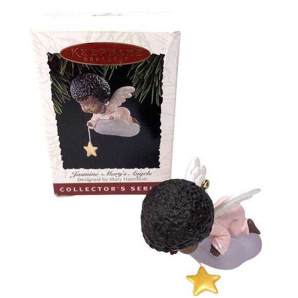 Hallmark Mary's Angels JASMINE Keepsake Ornament 1994 Series #7 - Picture 1 of 12